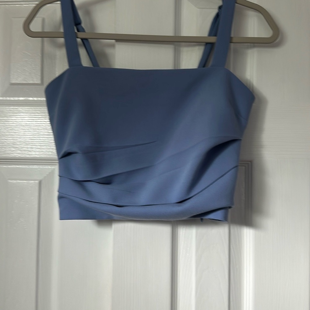 Abercrombie & Fitch Blue Crop Top